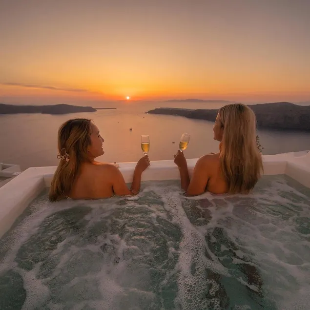 Esmi Suites 1 Private Outdoor Jacuzzi Sunset View - Image 1