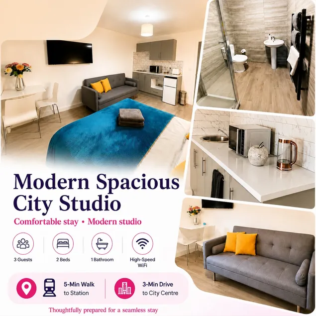 Modern Spacious City Studio (AR3) - Image 1