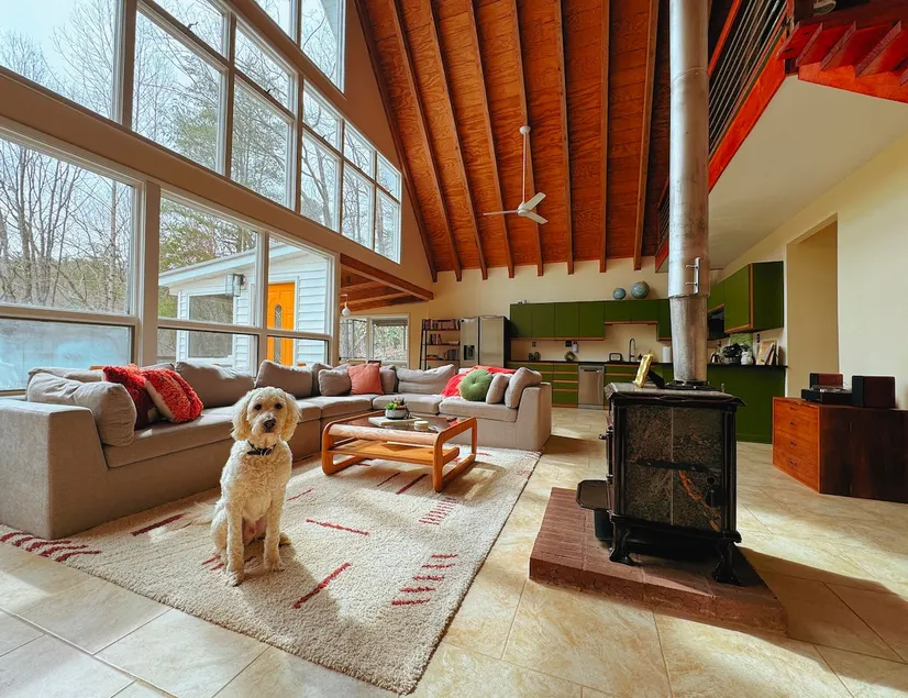 Sunny Romantic A-frame Cabin | South Mountain - Image 1