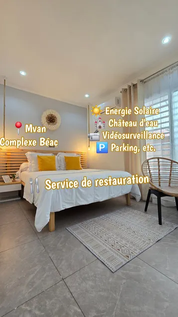 Spacious Room + Kitchenette at Complexe Béac - Image 1