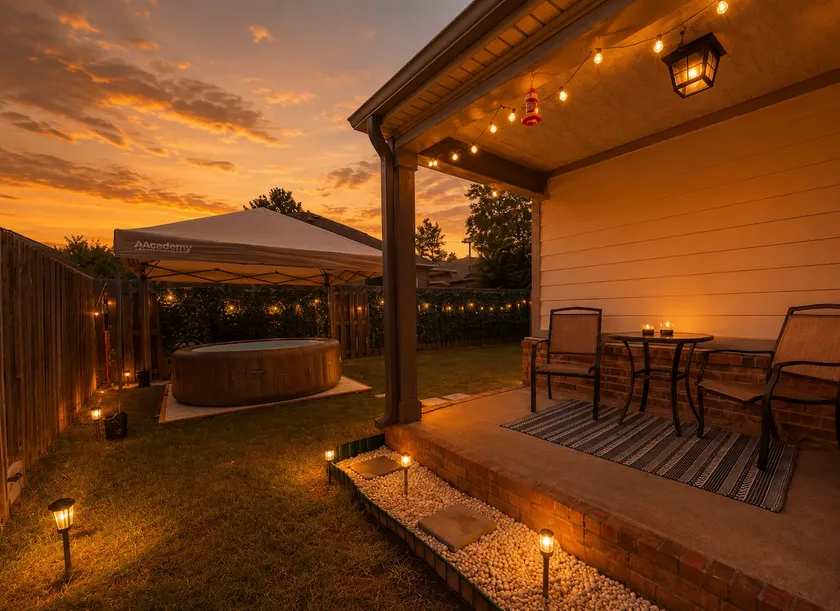 Fayetteville Oasis | Hot Tub Game Room - By U of A - Image 1