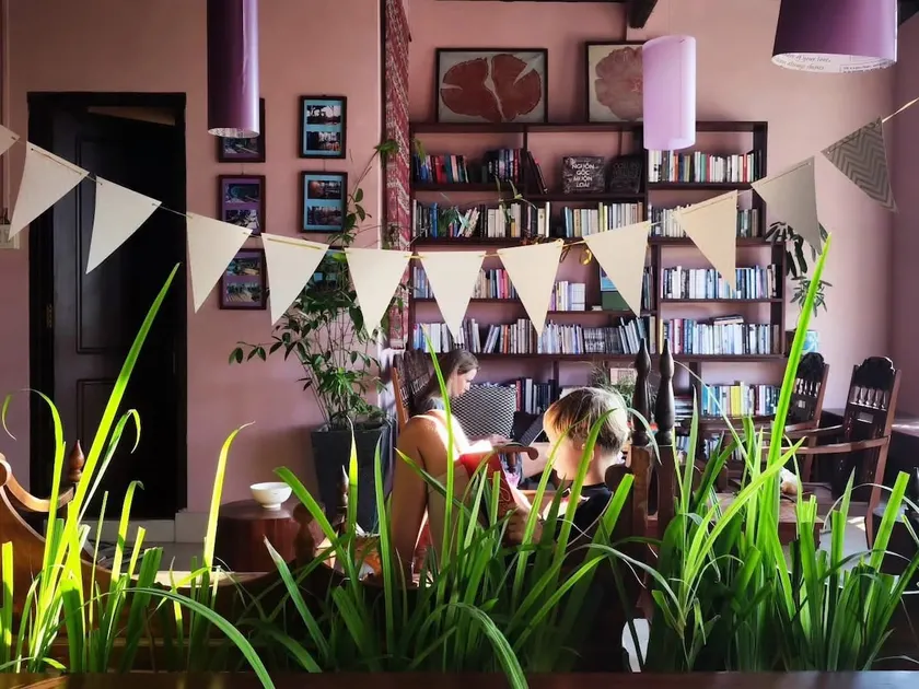 Here Library - A wooden home by the river with a library - Image 1