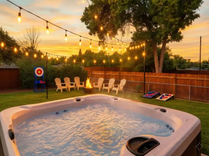 Modern Luxury Retreat: HotTub, FirePit, Gym+Games - Image 1