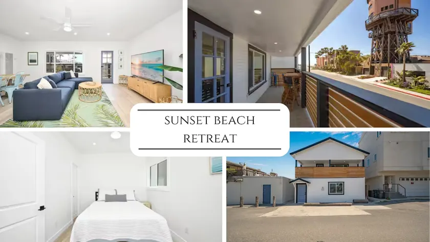 Sunset Beach Retreat next to Water Tower and Ocean - Image 1