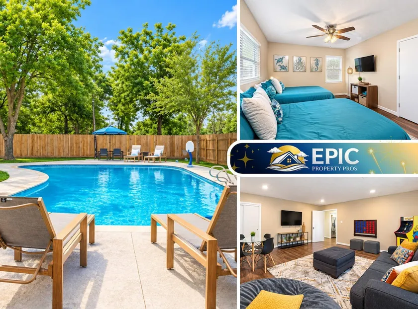 Poolside Paradise: Arcade & Firepit Fun - Image 1