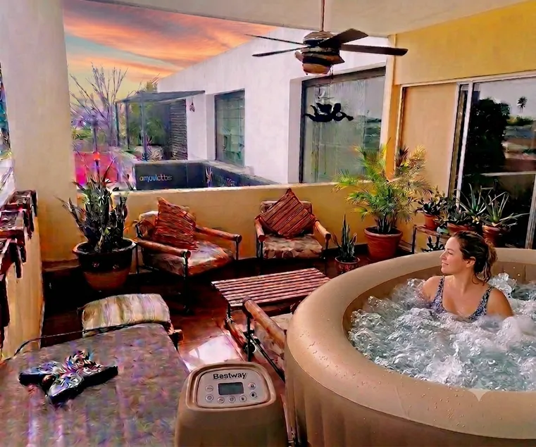 Apartment with Terrace and Hot Tub - Image 1