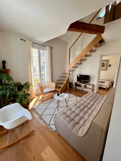 Charming Bright Duplex 6 people Paris Auteuil 16th - Image 1