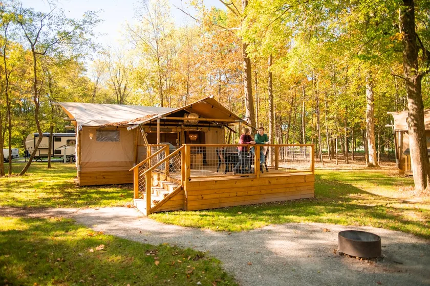 Glamping Tent at Coshocton KOA - Image 1