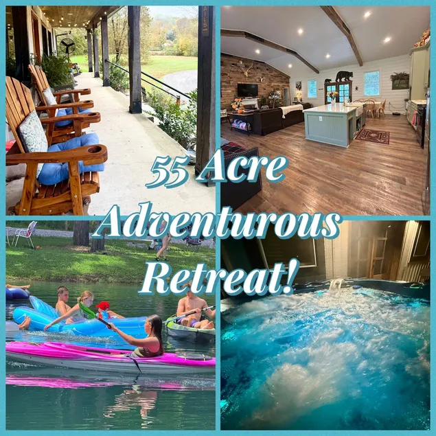 55 Acre Waterfront~HOT TUB/Fish/Kayak/Hike/Firepit - Image 1