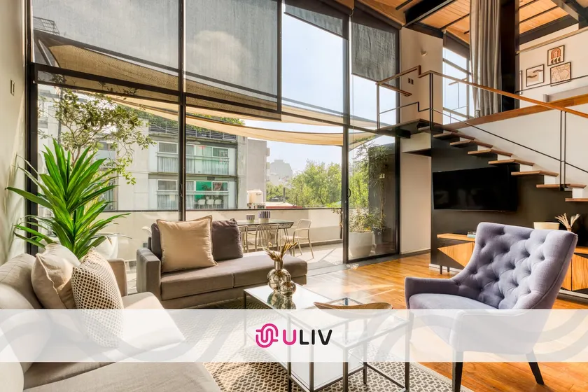 Iconic PH Duplex w/Terrace | Next to Parque México - Image 1