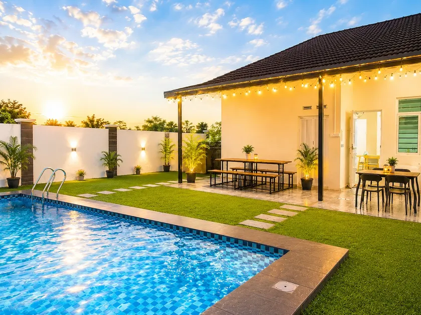 Cozy Private Pool Homestay • 15 Guests • BBQ • Melaka - Image 1