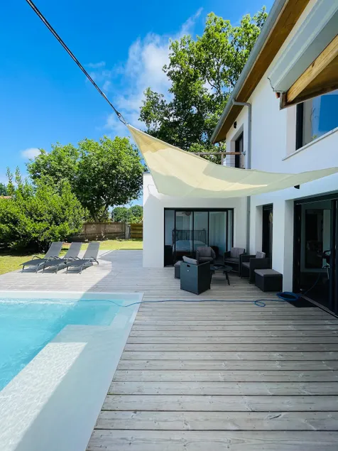 Villa pool for 10 people - 10 minutes from Contis - Image 1