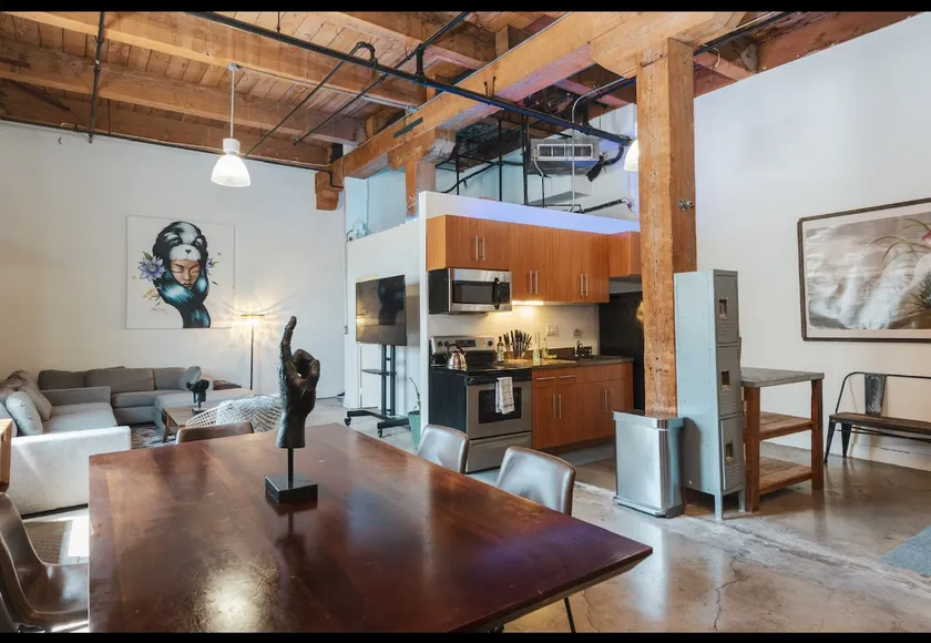 Arts District 1BR Loft•1400 SqFt w/ Bookshelf Door - Image 1