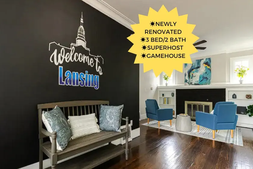 Lansing Game House 3 BR/2 bath by CapitalCityVacay - Image 1