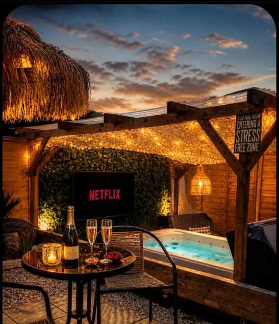 Adult escape, unlimited private hottub, sauna - Image 1