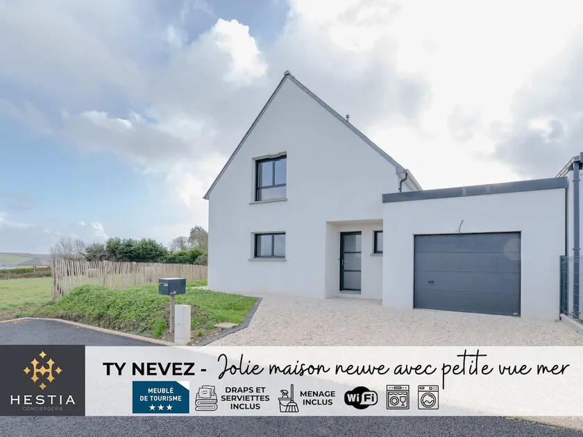 TY NEVEZ - Jolie maison neuve avec petite vue mer - Image 1
