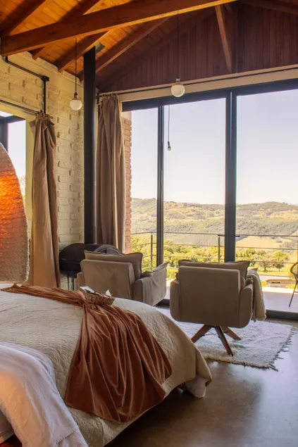 Cabin at the foot of the mountains • tranquility, wine, and nature - Image 1