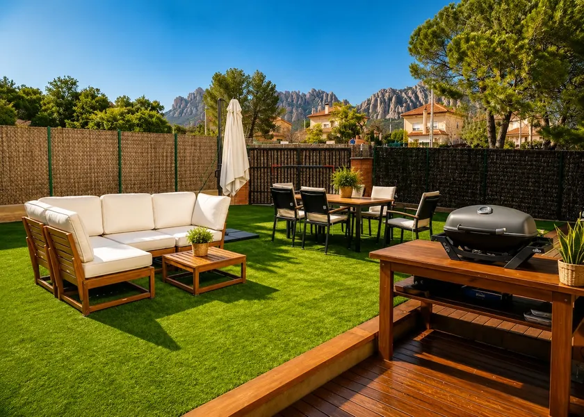 Relax in Montserrat with views and garden + BBQ - Image 1
