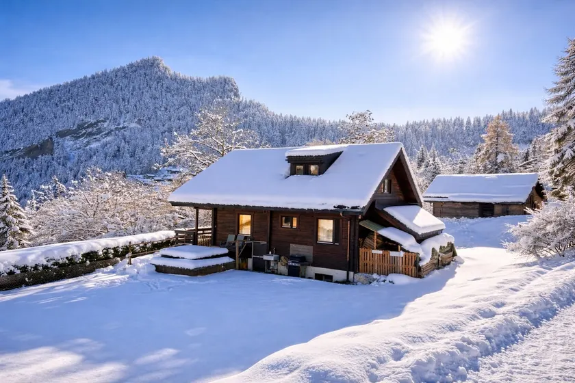 Alpine Chalet L'Ardoise · Sauna & Hot Tub - Image 1