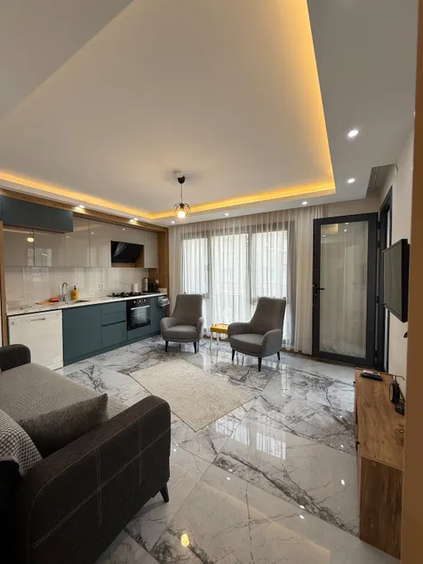 1 Minute to Sarımsaklı Beach | New Apartment - Image 1