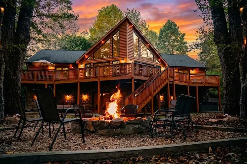 Secluded Luxury Riverfront Cabin | Hot Tub & Games - Image 1