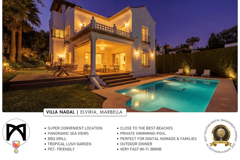 VACATION MARBELLA I Villa Nadal, Private Heated Pool, 5BDR, Lush Garden, BBQ, Alarm System, Best Beaches at Your Doorstep - Image 1