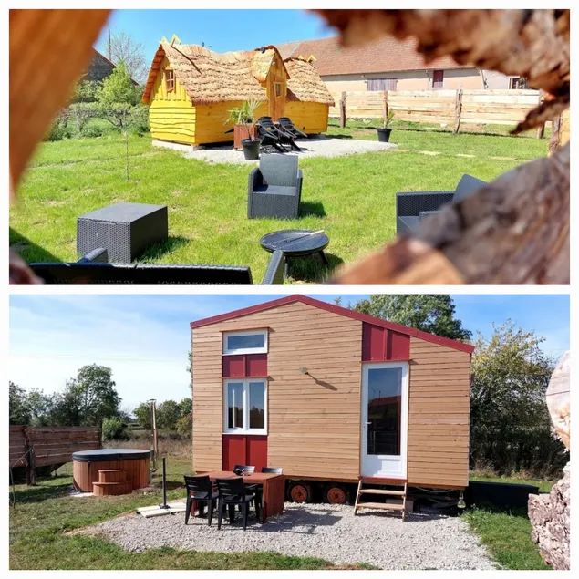 Wooden cabin with bath and enchanted house - Image 1