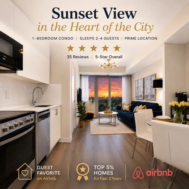 Designer Sunset view unit | sleep 4 | free parking - Image 1