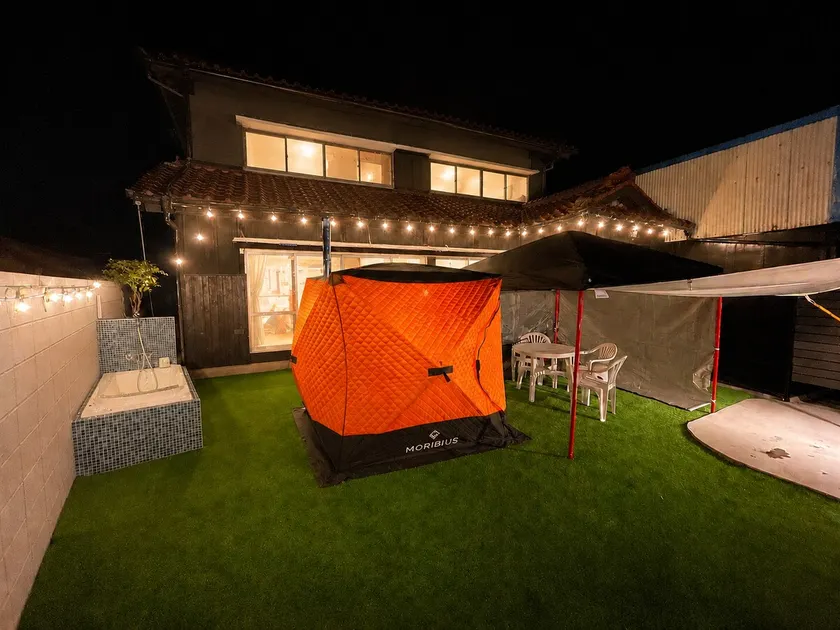 Wood-fired tent sauna / Entire house rental / BBQ and campfire / Maximum 7 people - Image 1