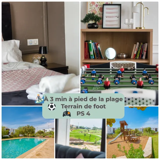 Golf View, Pool,2 min Walk to beach, Nakta Taghazout - Image 1