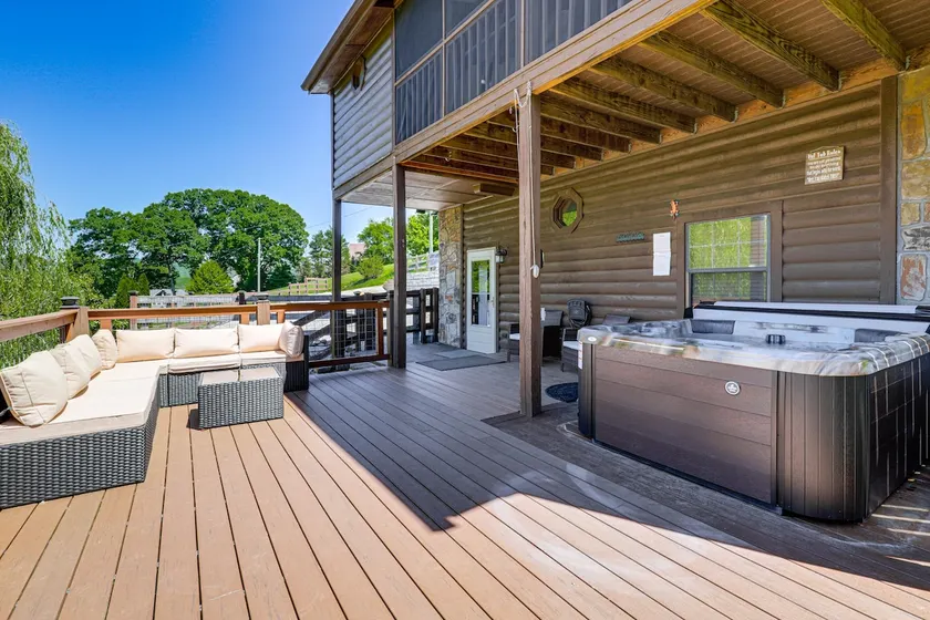 Views, Fire Pit + Game Room: Smoky Mountain Cabin - Image 1