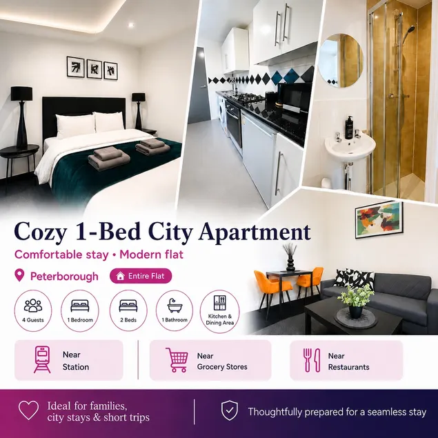 Cozy 1 bed city apartment - Image 1