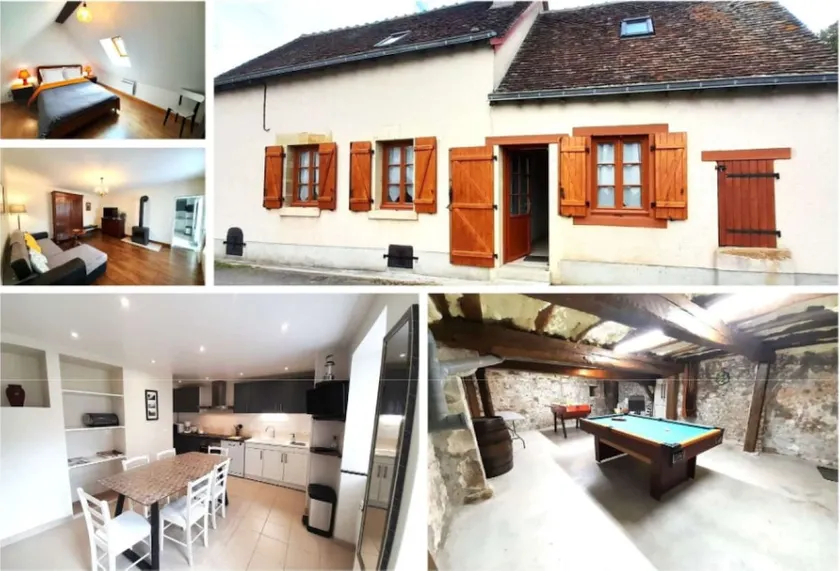 Gite Porte de Champagne – 7 people – pool table – foosball - Image 1