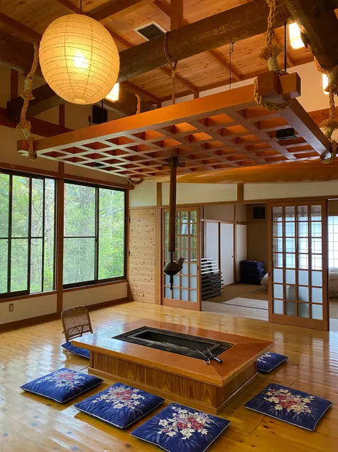 Shinyama Furusato Taikenkan, a private rental with a traditional Japanese sunken fireplace - Image 1