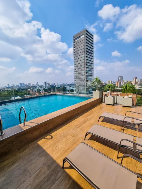 Apt 1 bedroom, 2 TVs, 2 A/C, pool and cowork - Image 1