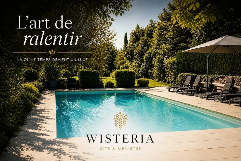 Wisteria #Swimming pool #Private terrace #Wine Route - Image 1