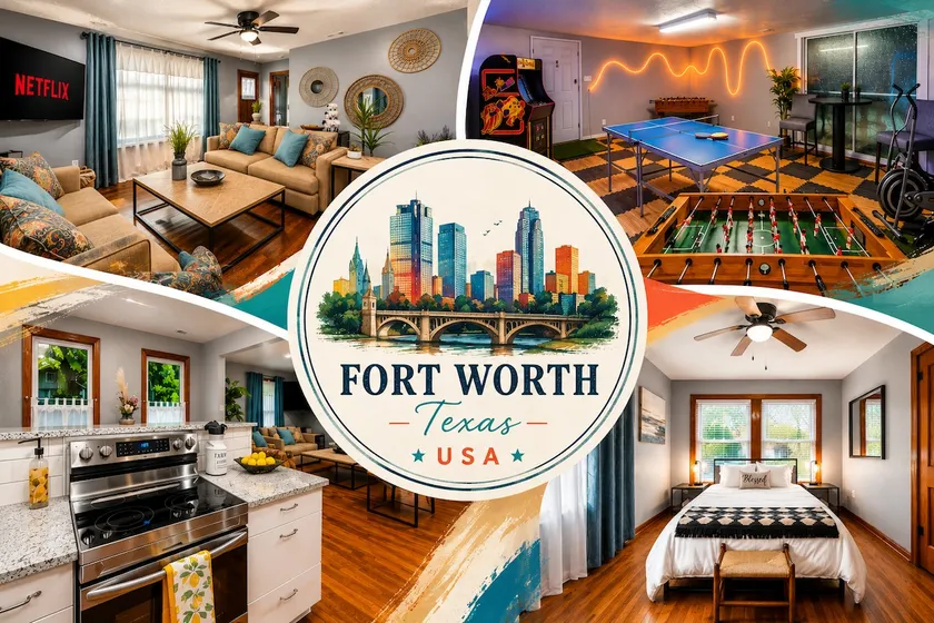 Hot Tub • Arcade | Charming Getaway Stockyards - Image 1