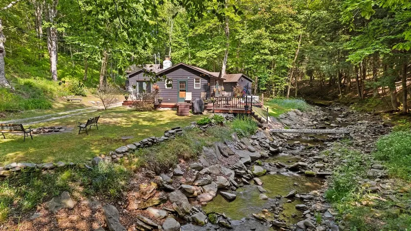Catskills Cabin Oasis: Hot Tub, Hike, Creek, Relax - Image 1