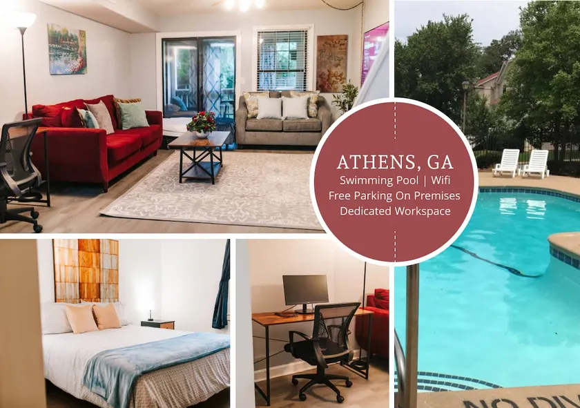 3-Bed Athens Getaway right near UGA! Pool, Parking - Image 1