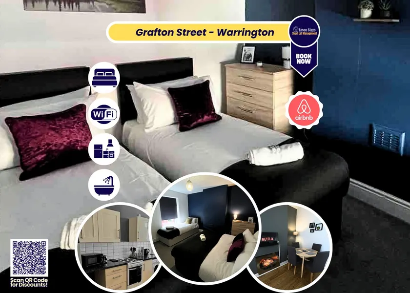 Cosy apartment (3) in converted church Warrington - Image 1