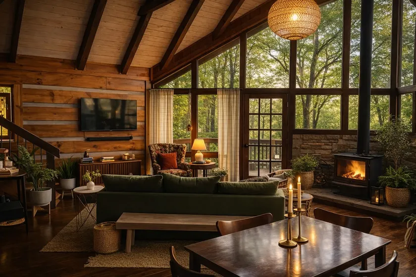 Chic Boho Cabin in the Trees! - Image 1