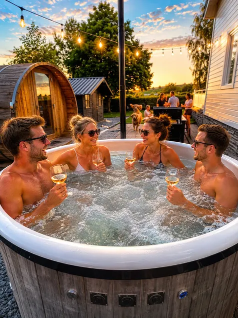 Charming Achouffe chalet ”Marcel” with hot tub - Image 1
