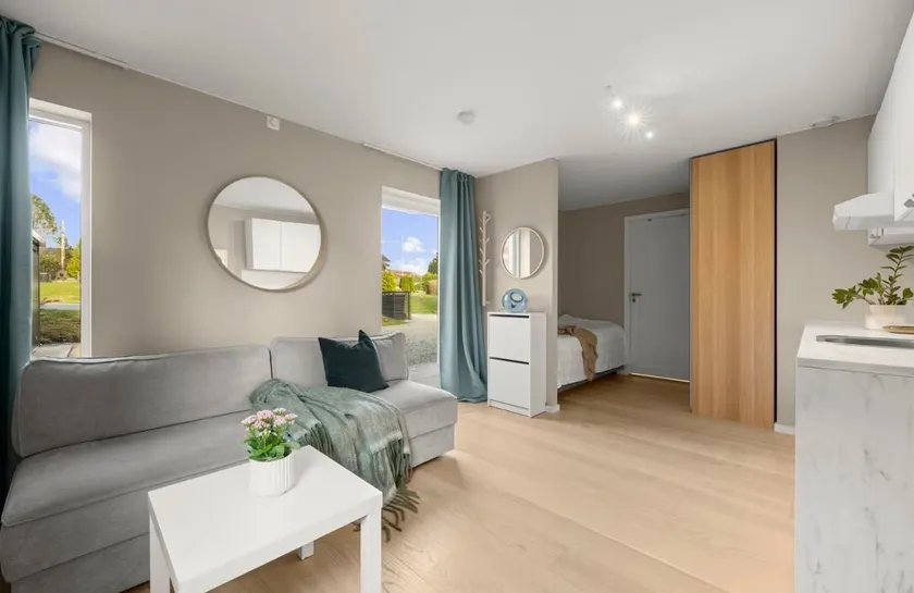 Studio apartment with sleeping alcove - centrally located in Ås! - Image 1