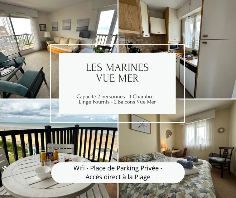 Les Marines • Panoramic Sea View • Private Parking - Image 1