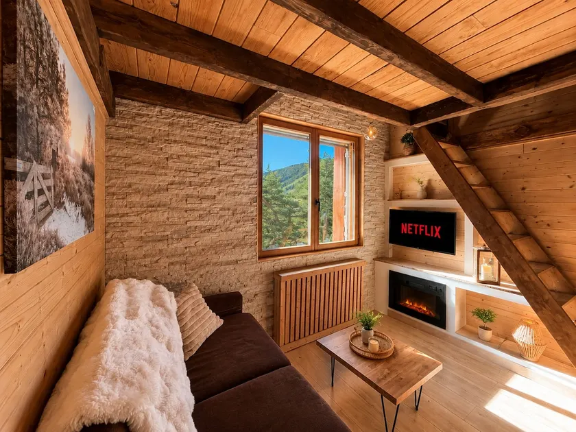 Cozy chalet ”Le Petit Ours Blanc” Gréolières 1400 - Image 1