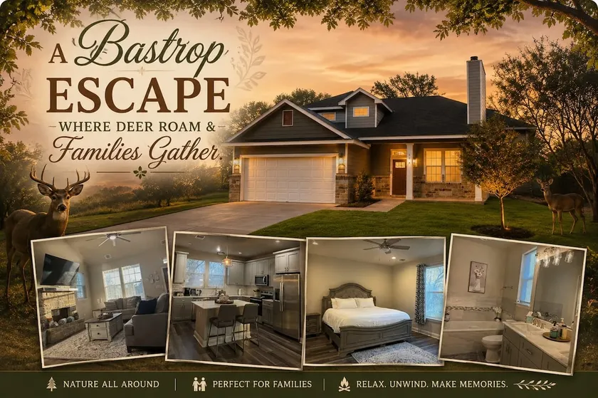 A Bastrop Escape Where Deer Roam & Families Gather - Image 1