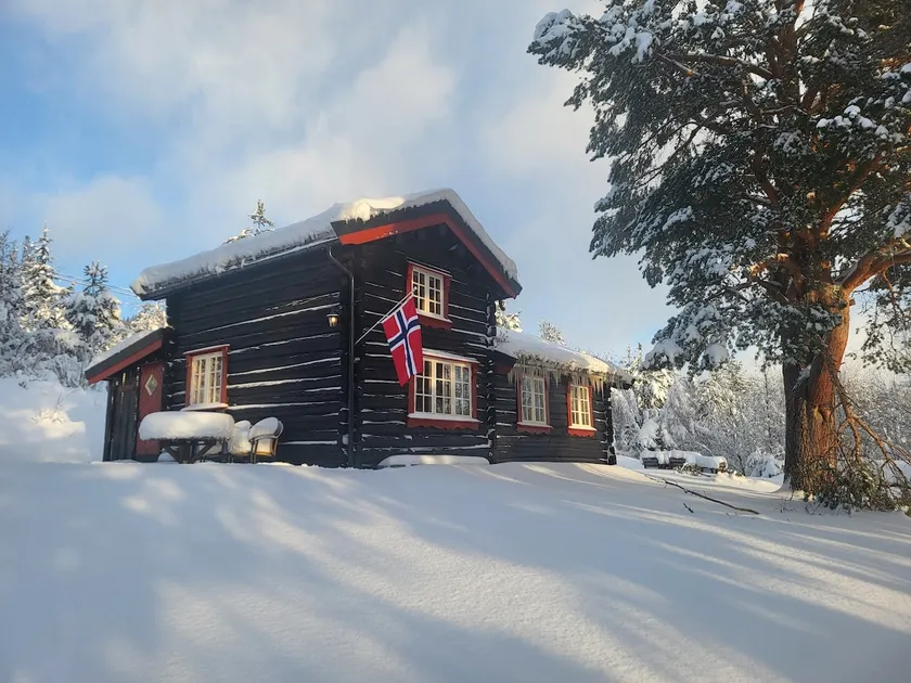 Authentic 200-year-old log cabin near ski slopes - Image 1
