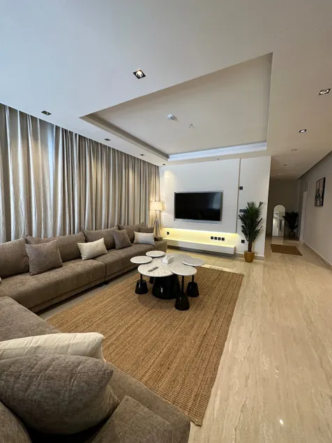 Apartment in a compound with a hall and three bedrooms with a private terrace - Image 1