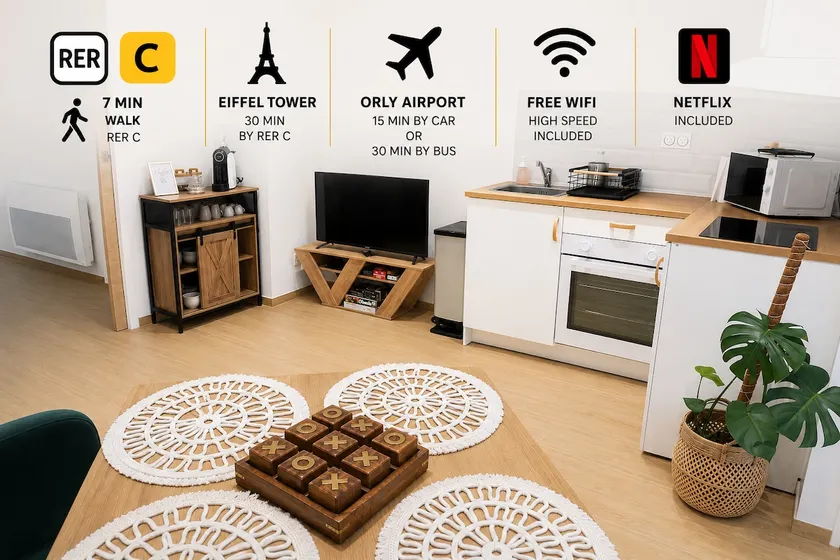 Cozy apartment, near Paris & Orly airport - Image 1