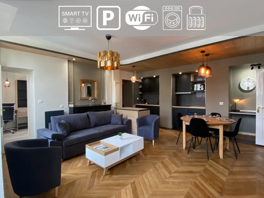 Superb furnished F3, hyper center, WiFi, ideal for professionals - Image 1